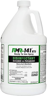RMR-141 RTU Mold Killer, Cleaner to Kill Mold, Inhibits The Growth of Mold and Mildew, Disinfectant and Cleaner, Kills 99% of Household Bacteria and Viruses, EPA-Registered Product, 1 Gallon