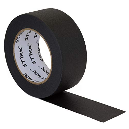 STIKK Painters Tape - 1pk Black Painter Tape - 2 inch x 60 Yards - Paint Tape for Painting, Edges, Trim, Walls, Ceilings, Finishing - Masking Tape for DIY Paint Projects - Residue-Free Painting Tape