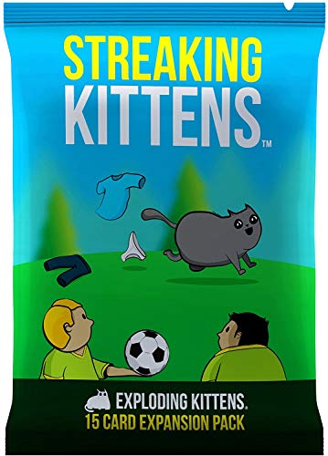 Book Cover Streaking Kittens: This Is The Second Expansion of Exploding Kittens Card Game - Family-Friendly Party Games - Card Games For Adults, Teens & Kids