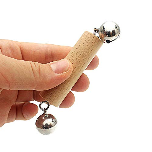 LEADER JOY Montessori Auditory Material Rattle Bed Bell for Infant Toddler Toys