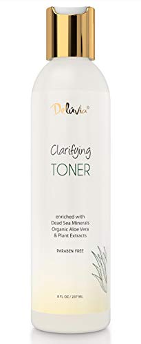 Book Cover Deluvia Clarifying Toner for Face, Hydrating Face Toner for Sensitive, Dry, Aging Skin. Facial Toner & Pore Cleanser for Face, Alcohol Free Toner, Face Toner for Women & Men. Skincare Hydrating Toner.