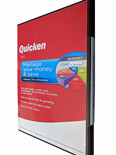 Book Cover Quicken Deluxe 2017 Software (No Subscription) Win/PC Manage Your Money & Save