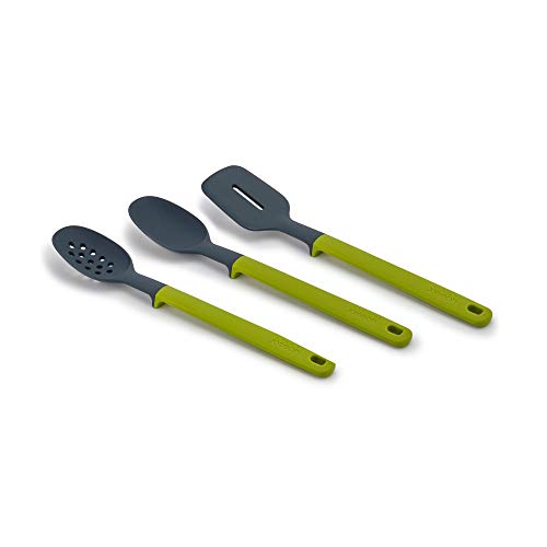 Joseph Joseph Elevate Silicone Kitchen Utensil Set, 3-piece, Gray/Green