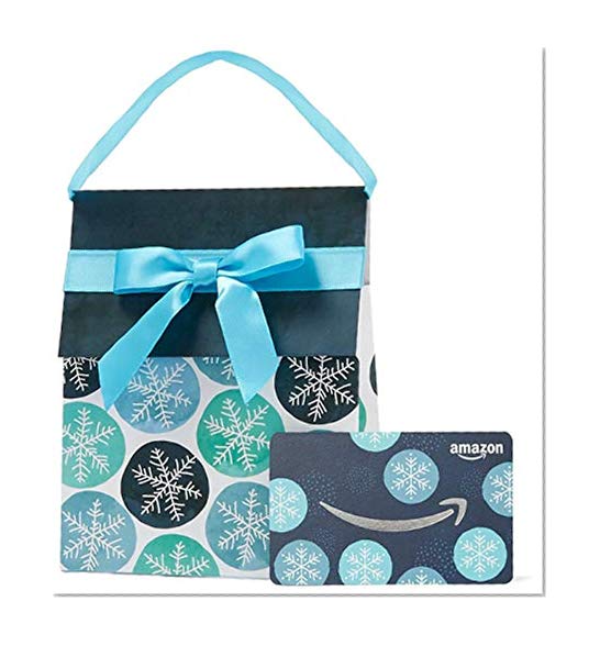 Book Cover Amazon.com Gift Card in a Snowflake Gift Bag