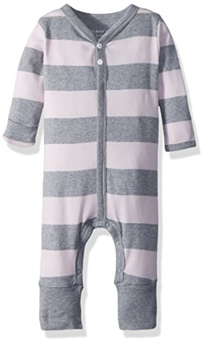 Burt's Bees Baby Baby Girls' Romper Jumpsuit, 100% Organic Cotton One-Piece Coverall
