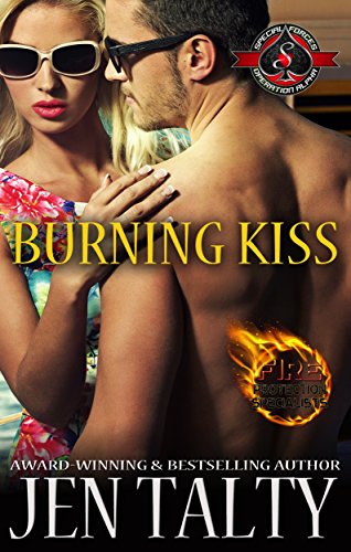 Book Cover Burning Kiss (Special Forces: Operation Alpha) (Air Force Fire Protection Specialists Book 2)