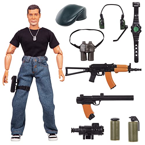 Click N' Play CNP30459 Military Green Beret Elite Swat Unit 12" Action Figure Play Set with Accessories