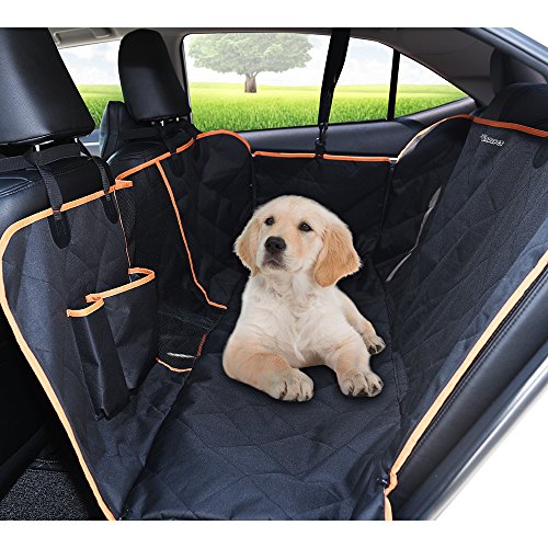 DADYPET Dog Car Seat Covers,Waterproof Dog Car Seat for Dogs Pet Car Seat Cover 600D Heavy Duty Scratch Proof Nonslip Durable Soft Dog Car Hammock for Cars,Trucks and SUVs