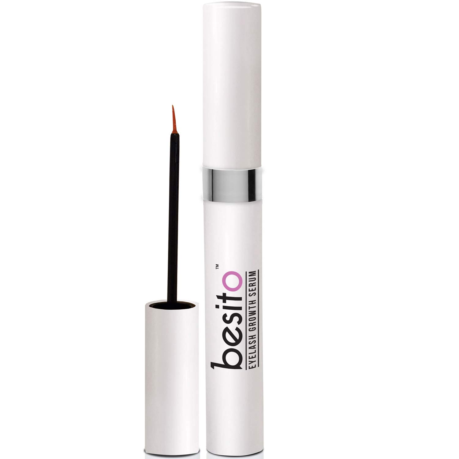 besito Eyelash Growth Serum - 100% Natural Lash Growth Serum for Full Lash and Brow Growth. Made in the USA