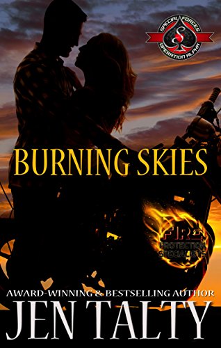 Book Cover Burning Skies (Special Forces: Operation Alpha) (Air Force Fire Protection Specialists Book 3)
