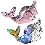 Rhode Island Novelty 4 Inch Flip Sequin Narwhal (12 Pieces Per Order)