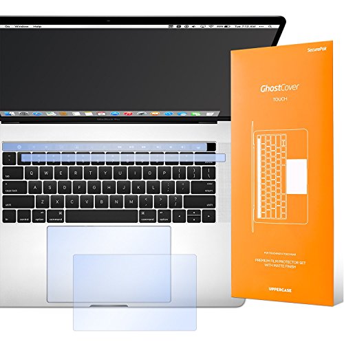 UPPERCASE GhostCover Touch Premium Touch Bar and Trackpad Protector with Matte Finish, Compatible with 2016- 2019 MacBook Pro 13" Only (Does not Fit 2020 MacBook Pro 13")