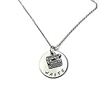WRITE inspirational writers necklace for encouragement and achievement, author gift