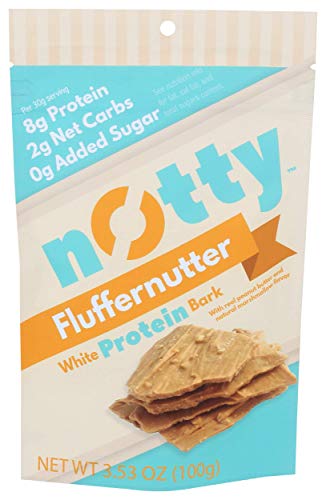 Notty, Protein Bark White Fluffernutter, 3.53 Ounce