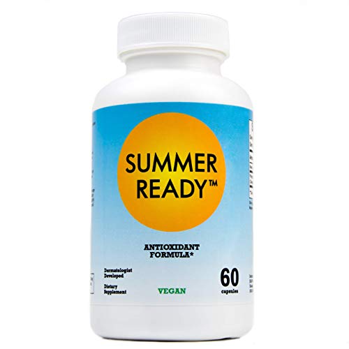 Summer Ready Skin Care Supplement Capsules - Nicotinamide / Niacinamide/ Niacin 500mg (Vitamin B3) and Polypodium Leucotomos (Fern Extract) 480mg, Antioxidant Rich Formula
