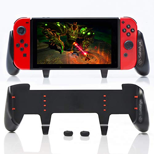 Satisfye - ZenGrip 2, Compatible with Nintendo Switch 2 - Comfortable & Ergonomic, Joy Con & Switch Control, Accessories Designed for Gamers, Black (Fits Switch 2 only)