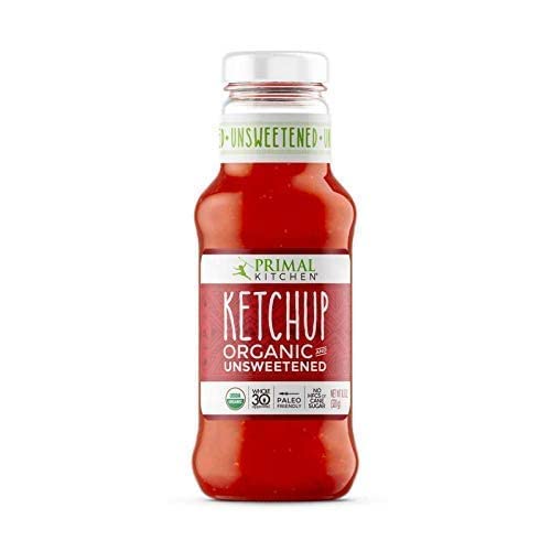 Book Cover Primal Kitchen - Organic Unsweetened Ketchup - Non GMO - Vegan - Gluten Free - Paleo Friendly - No HFCS or Cane Sugar - Whole 30 Approved Unsweetened 11.3 Ounce (Pack of 1)
