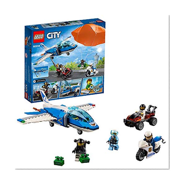 LEGO City - L’arrestation en parachute - 60208 - Jeu de construction