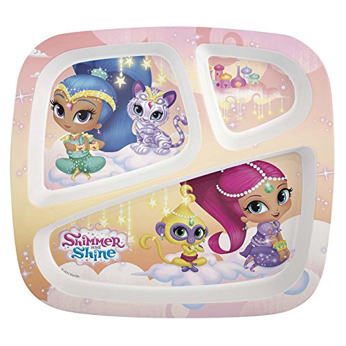 Book Cover Disney Toddler Dishes Dinnerware (Shimmer and Shine)