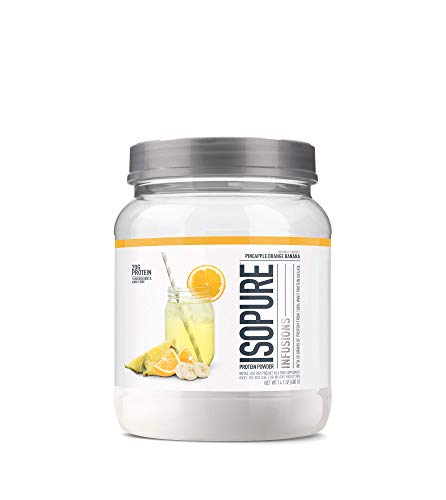 Book Cover ISOPURE INFUSIONS, Refreshingly Light Fruit Flavored Whey Protein Isolate Powder, 