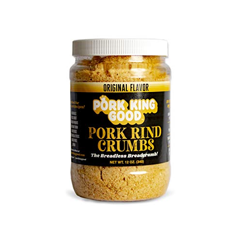 Book Cover Pork King Good Low Carb Keto Diet Pork Rind Breadcrumbs! Perfect For Ketogenic, Paleo, Gluten-Free, Sugar Free and Bariatric Diets (Original)