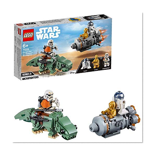 LEGO Star Wars - Capsule de sauvetage contre Microfighter Dewback - 75228 - Jeu de construction