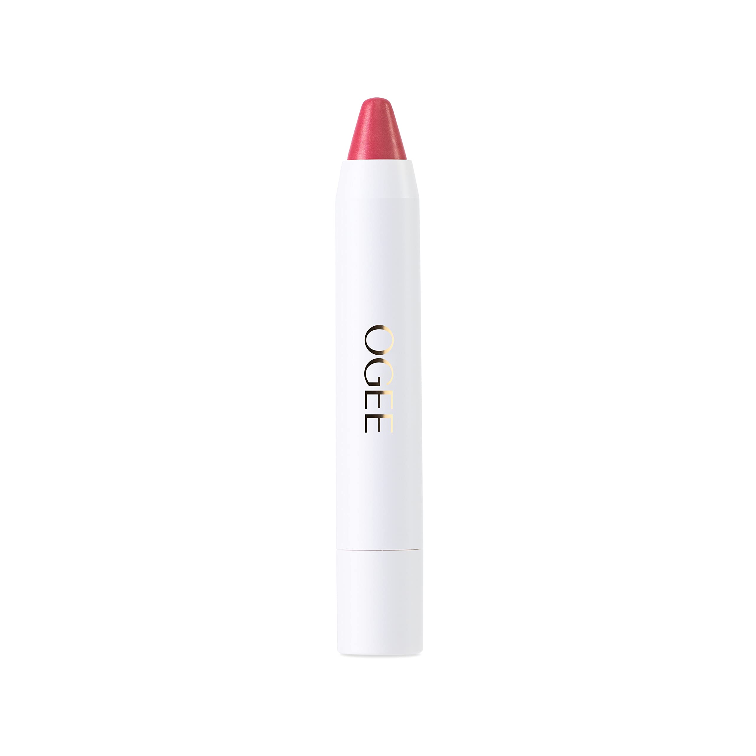 Ogee Tinted Sculpted Lip Oil - Made with 100% Organic Coconut Oil, Jojoba Oil, and Vitamin E - Best as Lip Balm, Lip Color or Lip Treatment - CAMELLIA Camellia - Classic Pink