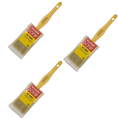 Wooster Brush Q3108-2 Softip Paintbrush, 2-Inch (Pack of 3)