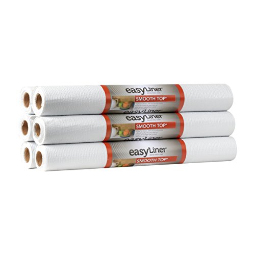 Duck Smooth Top EasyLiner, 20-inch x 6 Feet, x 6 Rolls, White