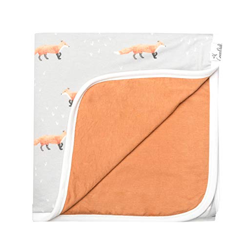 Copper Pearl Large Premium Knit Baby 3 Layer Stretchy Quilt Blanket"Swift"