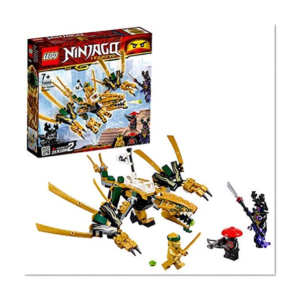 LEGO NINJAGO - Le dragon d'or - 70666 - Jeu de construction