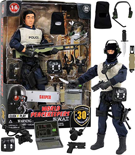 Book Cover Click N' Play Police Force Sniper 12