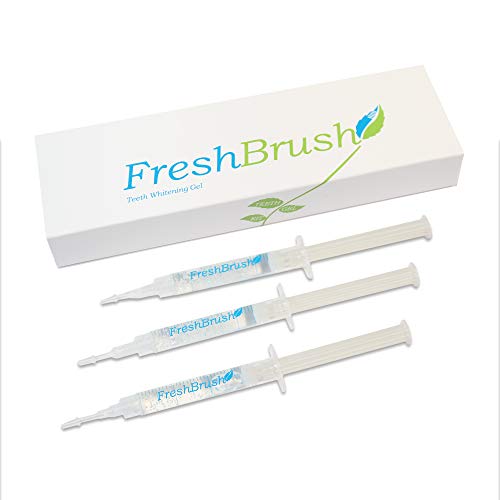 FreshBrush Teeth Whitening Gel Refill Pack of 3 Syringes, 35% Carbamide Peroxide