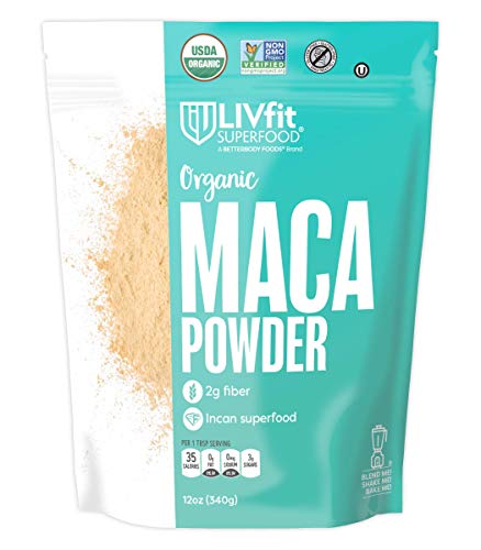 LIVfit Superfood Organic Maca, Non-GMO & Gluten-Free, 12 Ounce