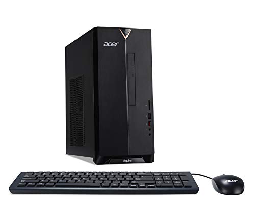 Acer Aspire TC-885-UR16 Desktop, 8th Gen Intel Core i7-8700, 8GB DDR4, 1TB HDD, 8X DVD, 802.11ac WiFi, Windows 10 Home