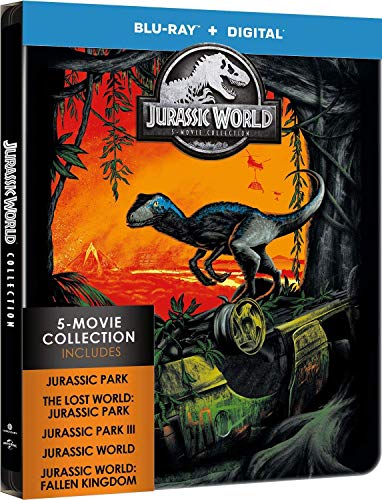 Book Cover Jurassic World: 5-Movie Collection [Steelbook] [Blu-ray]