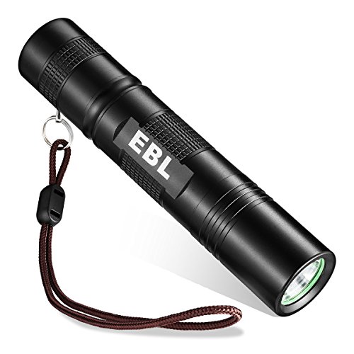 EBL Mini LED Flashlight, Pocket-Sized LED Torch, Super Bright 350 Lumens CREE LED, IP65 Waterproof, 5 Modes High/Medium/Low/Strobe/SOS/for Indoors and Outdoors