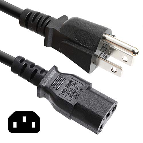 Amazon Basics Replacement Power Cable Cord for PlayStation 4 Pro - 6.5 Foot, Black