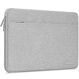 MOSISO Laptop Sleeve Bag Compatible with MacBook Air/Pro, 13-13.3 inch Notebook, Compatible with MacBook Pro 14 inch 2023-2021 A2779 M2 A2442 M1, Polyester Horizontal Carrying Case Cover, Gray