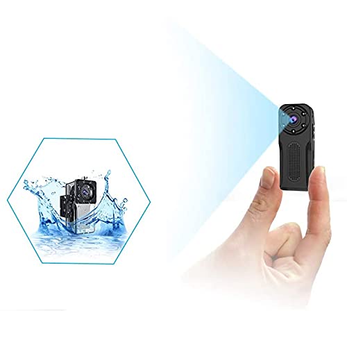 Waterproof WiFi Mini Hidden Camera,ZZCP Full HD 1080P Portable Small Wireless Nanny Cam with Night Vision and Motion Detection,Perfect Covert Tiny Security Camera for Indoor and Outdoor