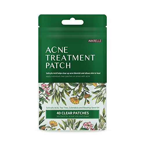 Book Cover Acne Spot Patch With Salicylic Acid & Essential Oils Prevents Scarring and Reduces Redness (40 Count)
