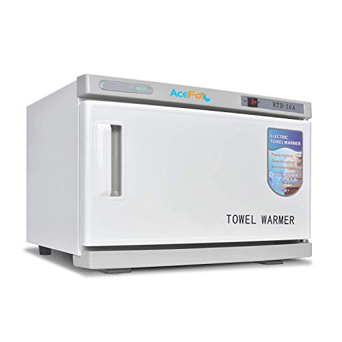 Professional Towel Warmer Cabinet, UV Sterilizer 2 in 1, Use for SPA, Hair Beauty, Salon and Home, 16L High Capacity, Hold 20-30 Towels