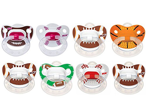 NUK Sports Orthodontic Pacifier - 18-36 Months - 8 Pack