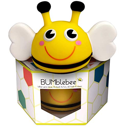 Bumblebee Baby and Toddler Glowing Waterproof Bath Time Toy, Sensory Distraction During Diaper Changing, Changing Station Essential, Nightlight