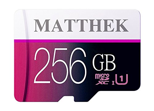 Matthek 256GB Micro SD SDXC Memory Card High Speed Class 10 with Micro SD Adapter(M239-U5)