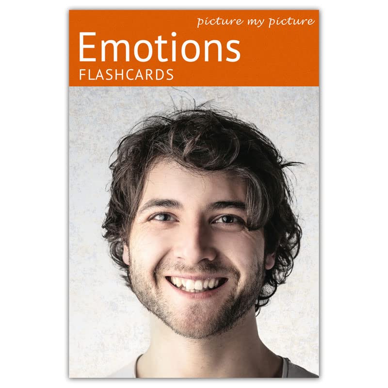 Book Cover Picture My Picture Feelings and Emotions Flash Cards | 40 Emotion Development Language Photo Cards | Speech Therapy Materials and ESL Materials