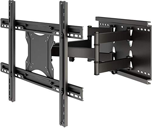 TV Wall Mount Bracket Full Motion- Fits 16â€, 24â€ Wood Studs Articulating Swivel TV Mount for 37-75 Inch LED, LCD, OLED, Flat Screen TVs - Weight up to 132lbs - VESA 600x400mm PERLESMITH