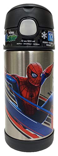Book Cover Thermos Funtainer 12 Ounce Bottle, Spiderman