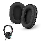 BRAINWAVZ Perforated Replacement Earpads Compatible with Sony MDR 7506, V6 & CD900ST with Memory Foam Ear Pad & Suitable for Other On Ear Headphones (Black)