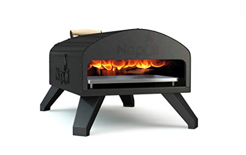 Book Cover Napoli Wood Fire and Gas Outdoor Pizza Oven